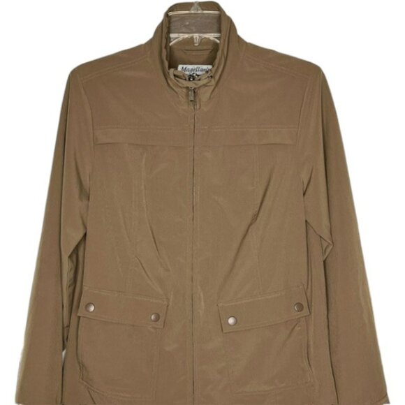 Magellan's Quick-Dry, Wrinkle-Free Travel Jacket w/RFID Pockets - Cafe - S - Picture 3 of 11